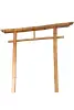 Artikelbild 1 des Artikels “Japanische Torii aus Bambus Gigantochloa Apus. Die Größe ist 